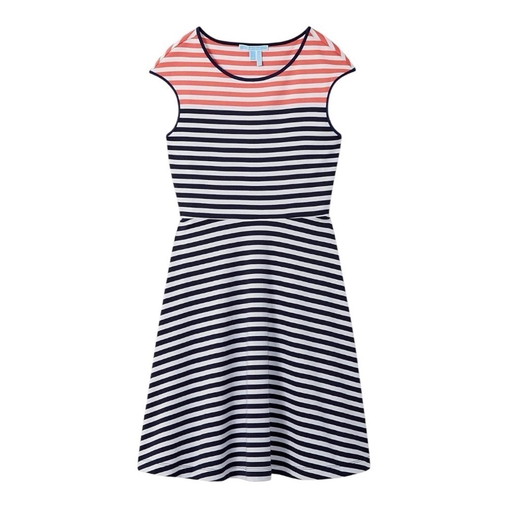 Draper James Striped A-Line Ponte Dress. Size XS.